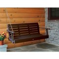 Highwood Usa highwood¬Æ 4' Weatherly Outdoor Porch Swing, Eco Friendly Synthetic Wood In Weathered Acorn AD-PORW2-ACE